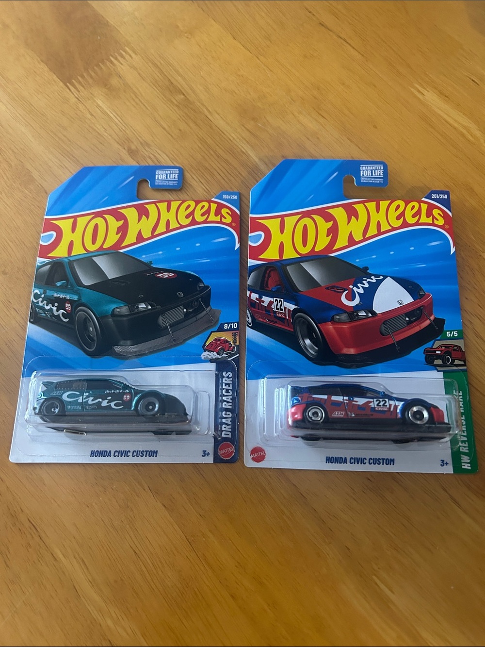 🔥Hot Wheels🔥 Honda Civic Custom Drag Racer Duo